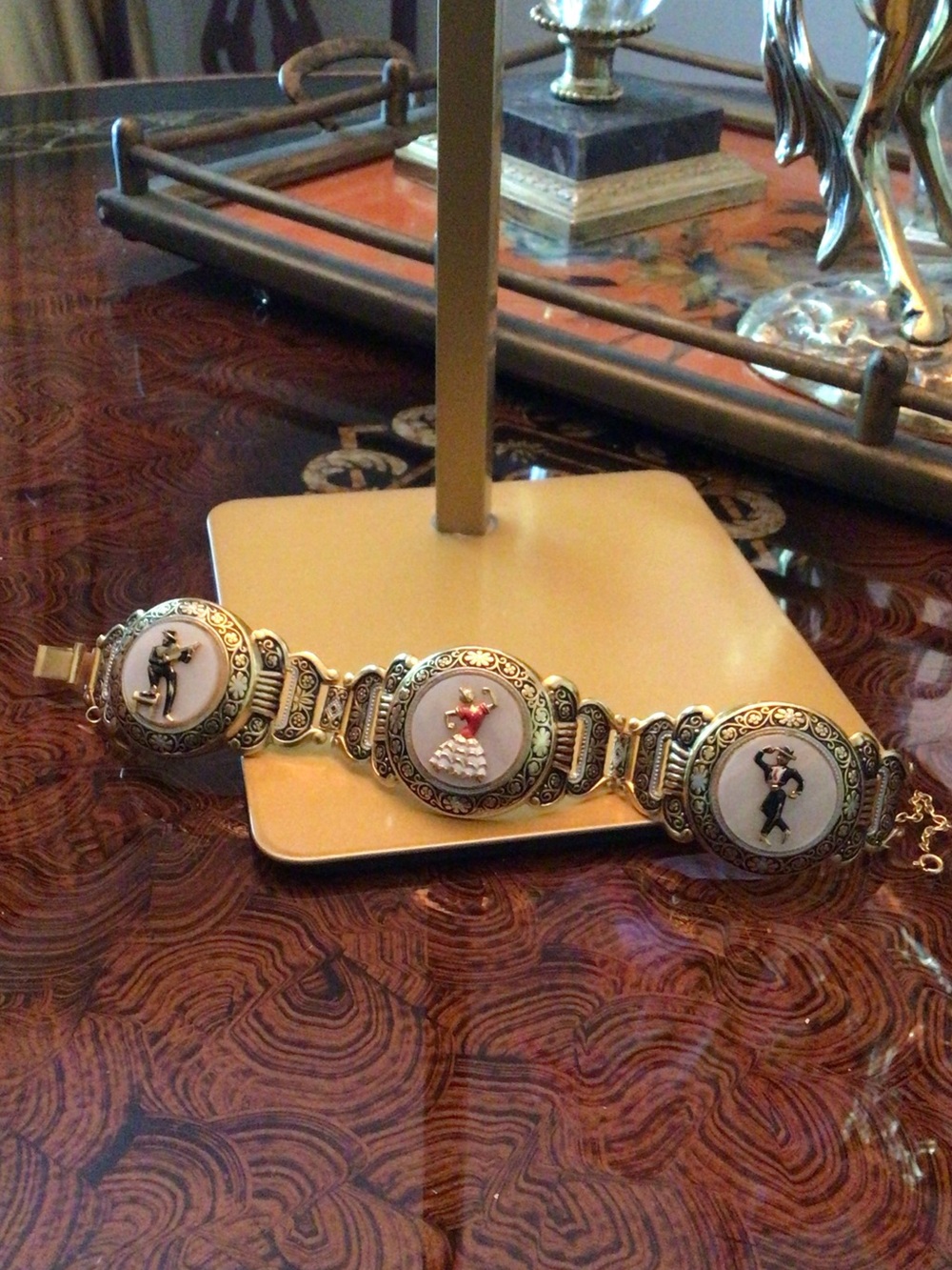 Vintage Style Spanish Dancer Bracelet